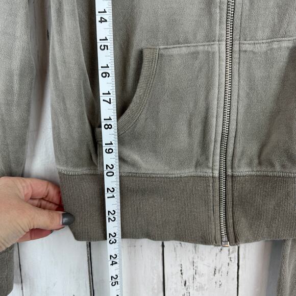 Y2K Victoria's Secret Velour Track Suit Set Full-Zip Hoodie Pants Size Small - Picture 15 of 16